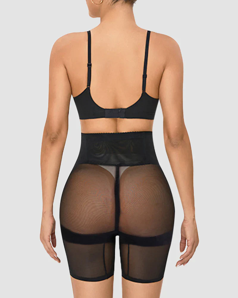 Comfort High Waisted Body Shaper Shorts Seamless no Rolling Thigh Slimmer - Image 4