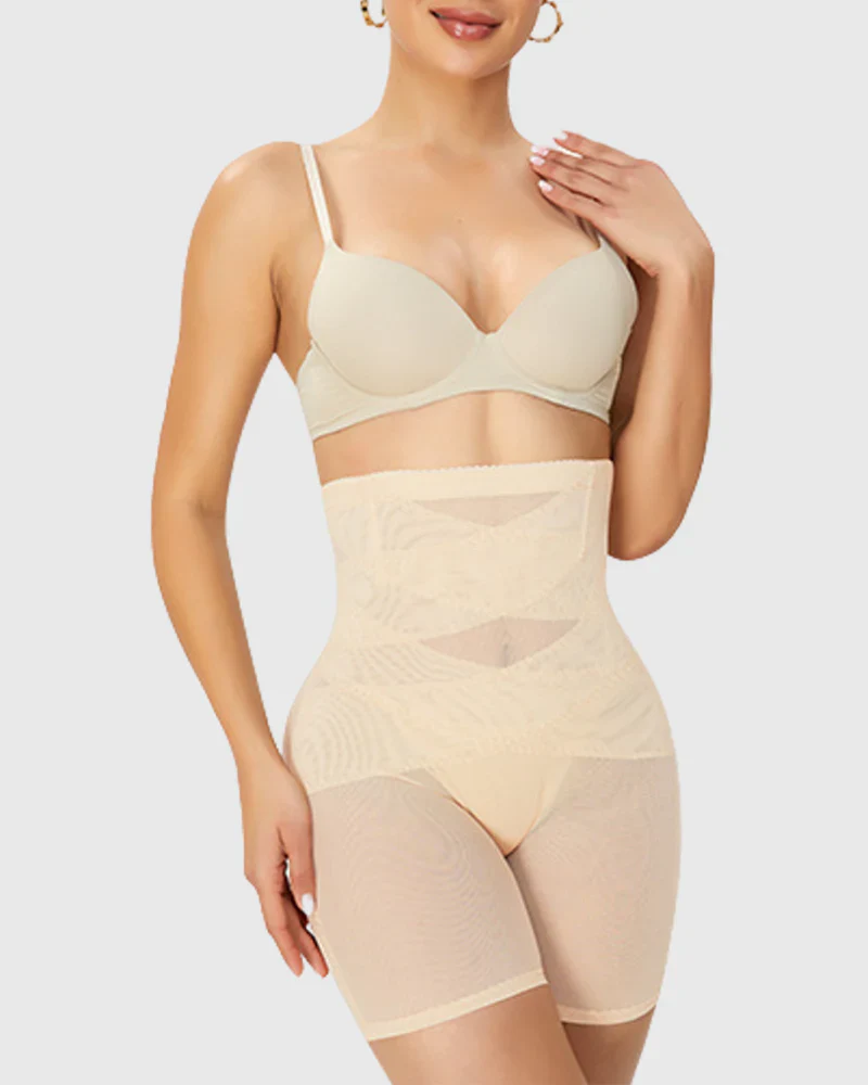 Comfort High Waisted Body Shaper Shorts Seamless no Rolling Thigh Slimmer - Image 6