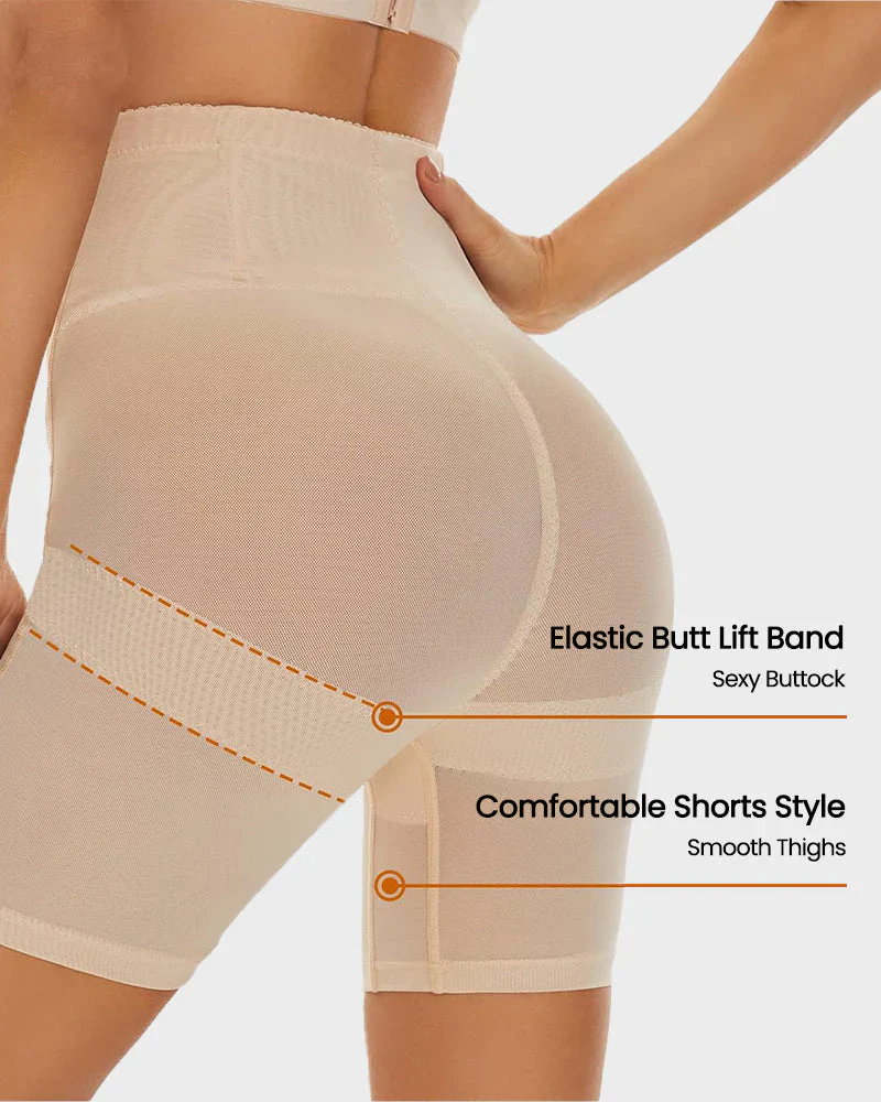 Comfort High Waisted Body Shaper Shorts Seamless no Rolling Thigh Slimmer - Image 8