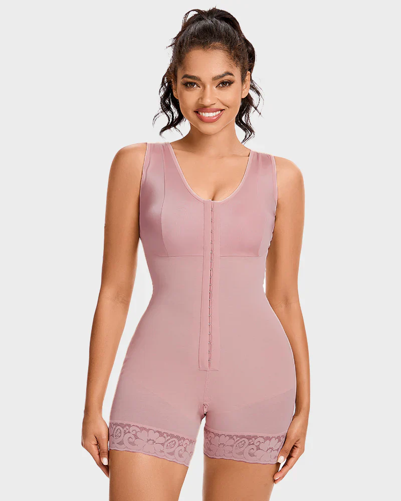 Extra Plus Size Shaper Bodysuit Tummy Control Shapewear With Bra - Image 20