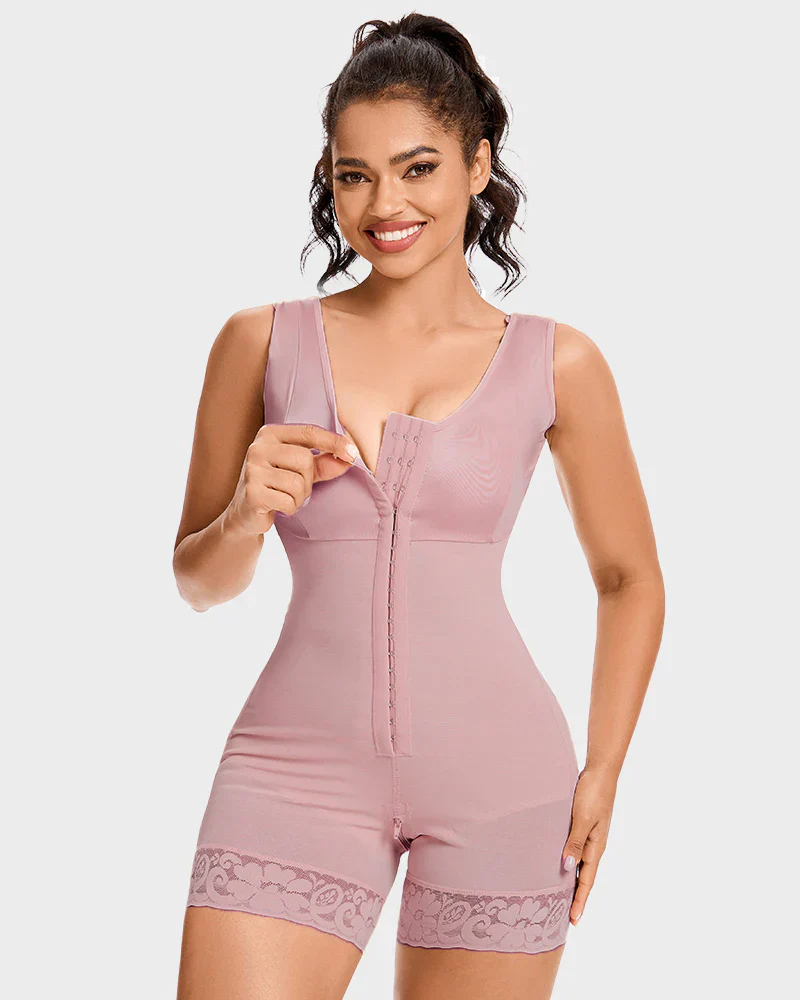 Extra Plus Size Shaper Bodysuit Tummy Control Shapewear With Bra - Image 21