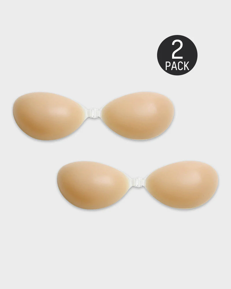 Front Closure Silicone Self-Adhesive Invisible Bra (2 Pack) - Image 10