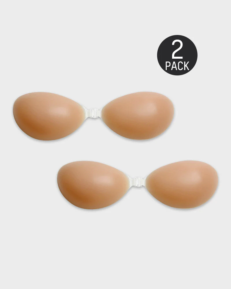 Front Closure Silicone Self-Adhesive Invisible Bra (2 Pack) - Image 7