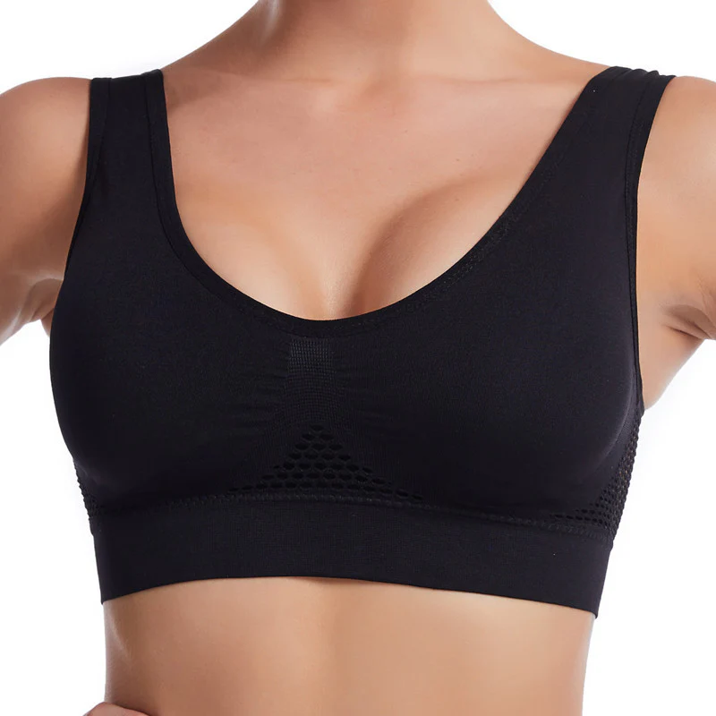 Seamless Sports Comfortable Breathable High Support Bra - Image 5
