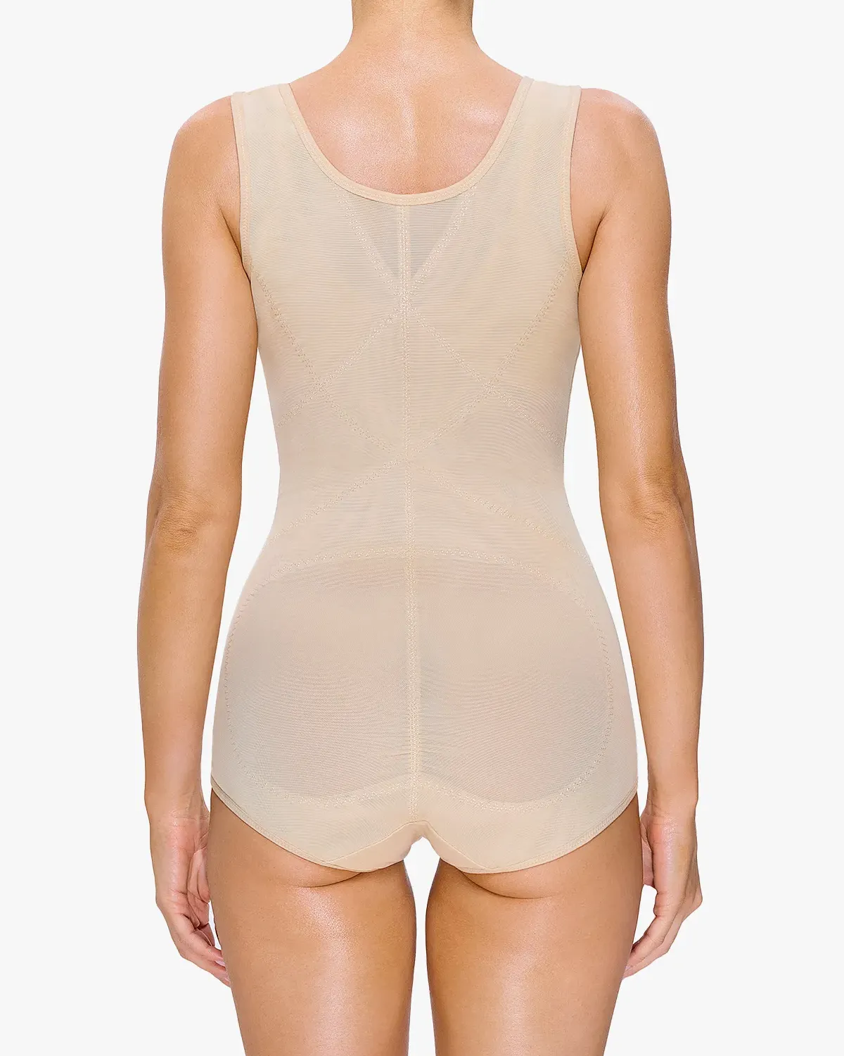 Mesh Tummy Tuck Body Triangle Shapewear - Image 23