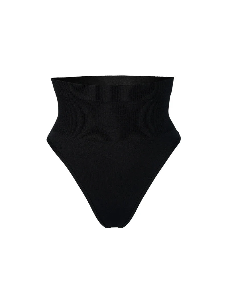 Mid-Waist Tummy Control Thong Panty (2 Pack) - Image 9