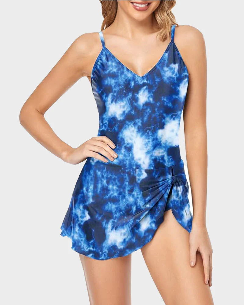 Women's Tummy Control Slim Fit Plus Size One Piece Swimsuit - Image 16