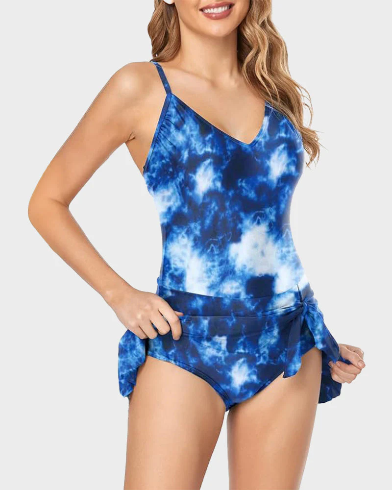 Women's Tummy Control Slim Fit Plus Size One Piece Swimsuit - Image 17